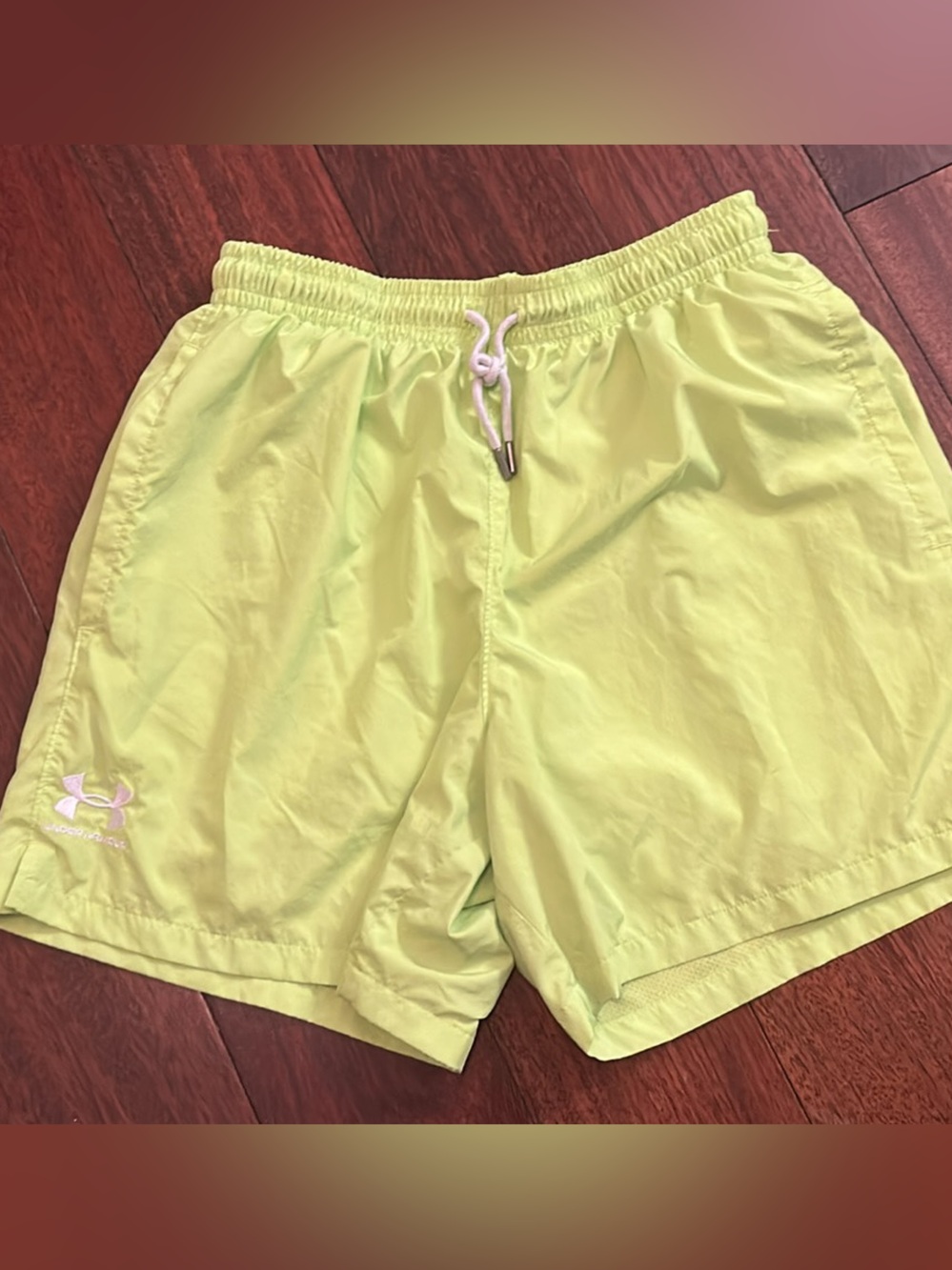 Under Armour Men’s Neon Lime Performance Training Shorts
